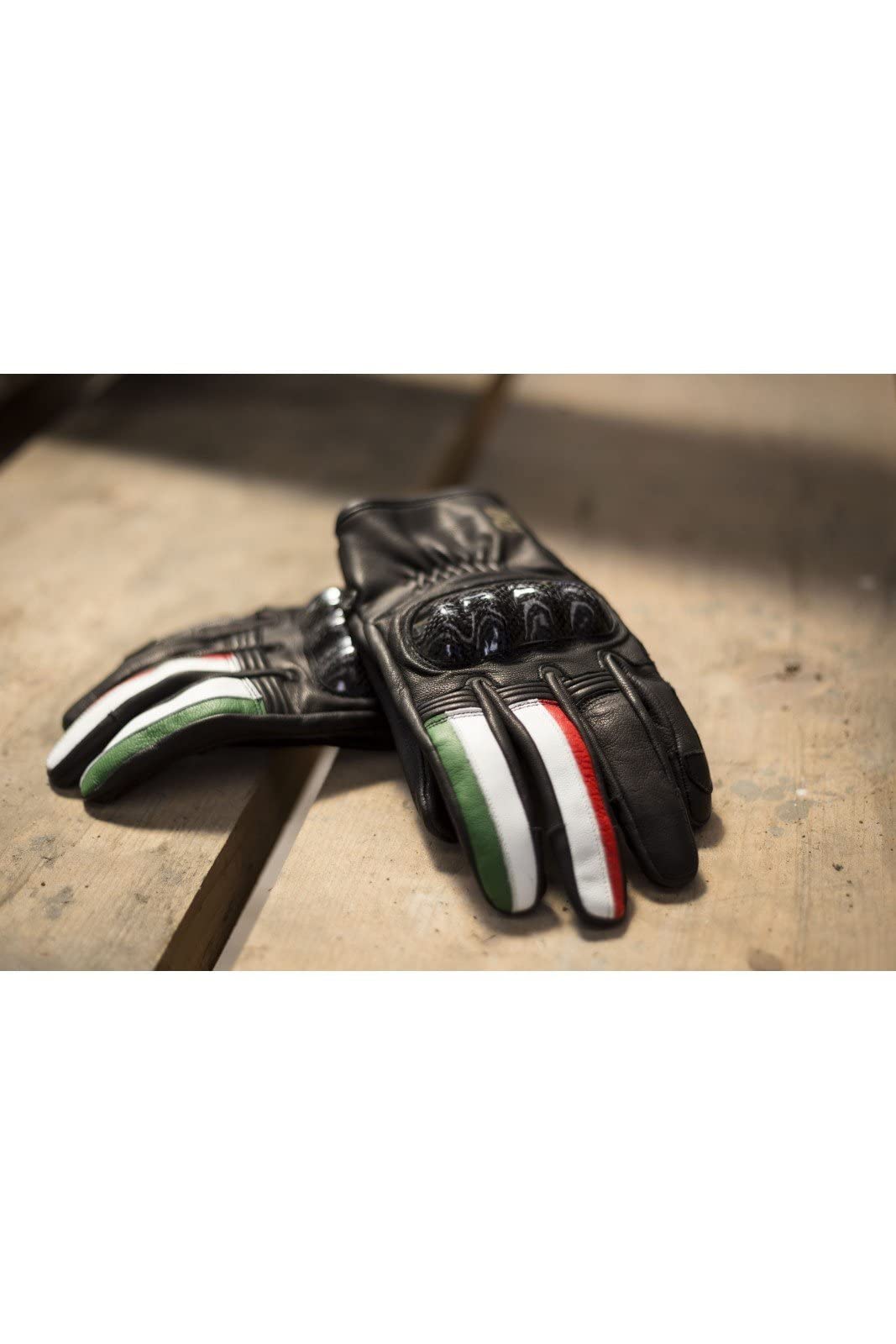 OJ Guanti 4 stagioni FIGHTER 1.8 in pelle con protezioni, italia