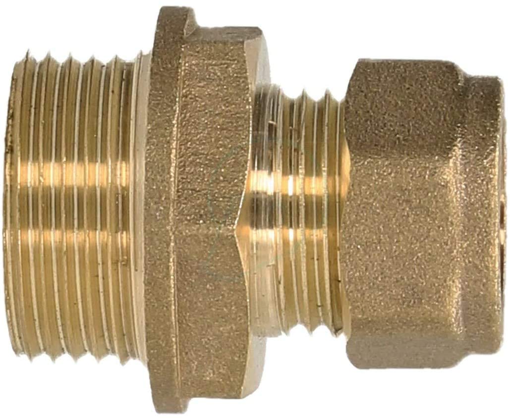 22mm x 1" Parallel Male Adapter - Pack of 2