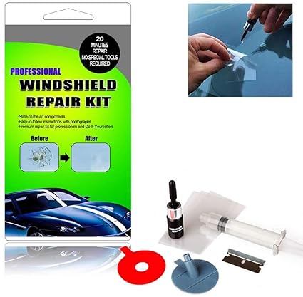 Car Windshield Crack Repair Kit, Automotive Glass Nano Repair Fluid-Car Windshield Repair Resin Cracked Glass Repair Kit