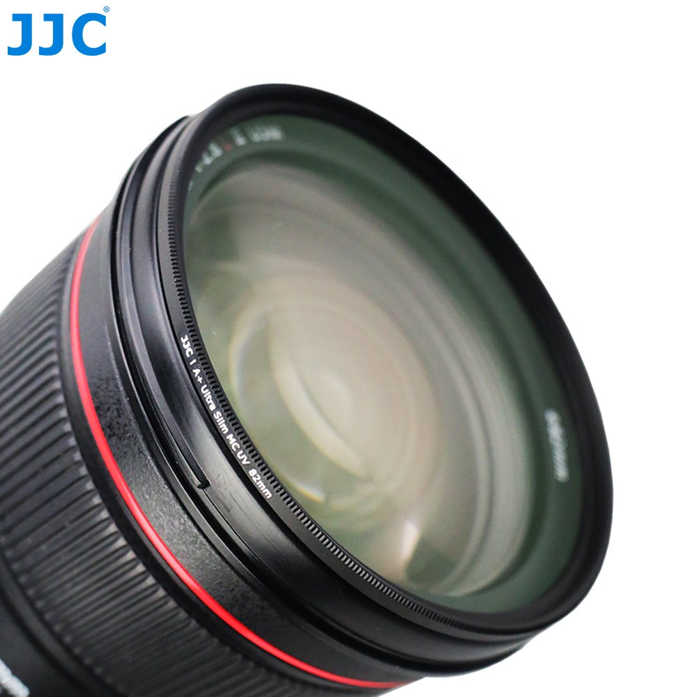 JJC 82mm Ultra-Slim Mehrschicht-UV-Filter für Canon, Sony, Nikon Objektive mit 82mm Gewinde