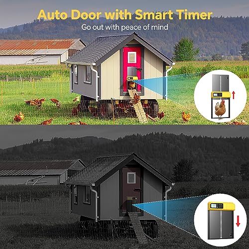 Automatic Chicken Coop Door with Smart Timer & LCD Display