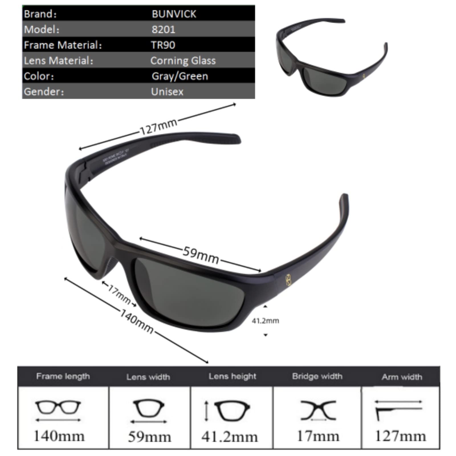 Occhiali da Sole Polarizzati ad Alta Definizione In Vetro Genuino Per Uomini e Donne, Design Italiano, anti-riflesso, UV400, lenti in Vero Vetro Corning