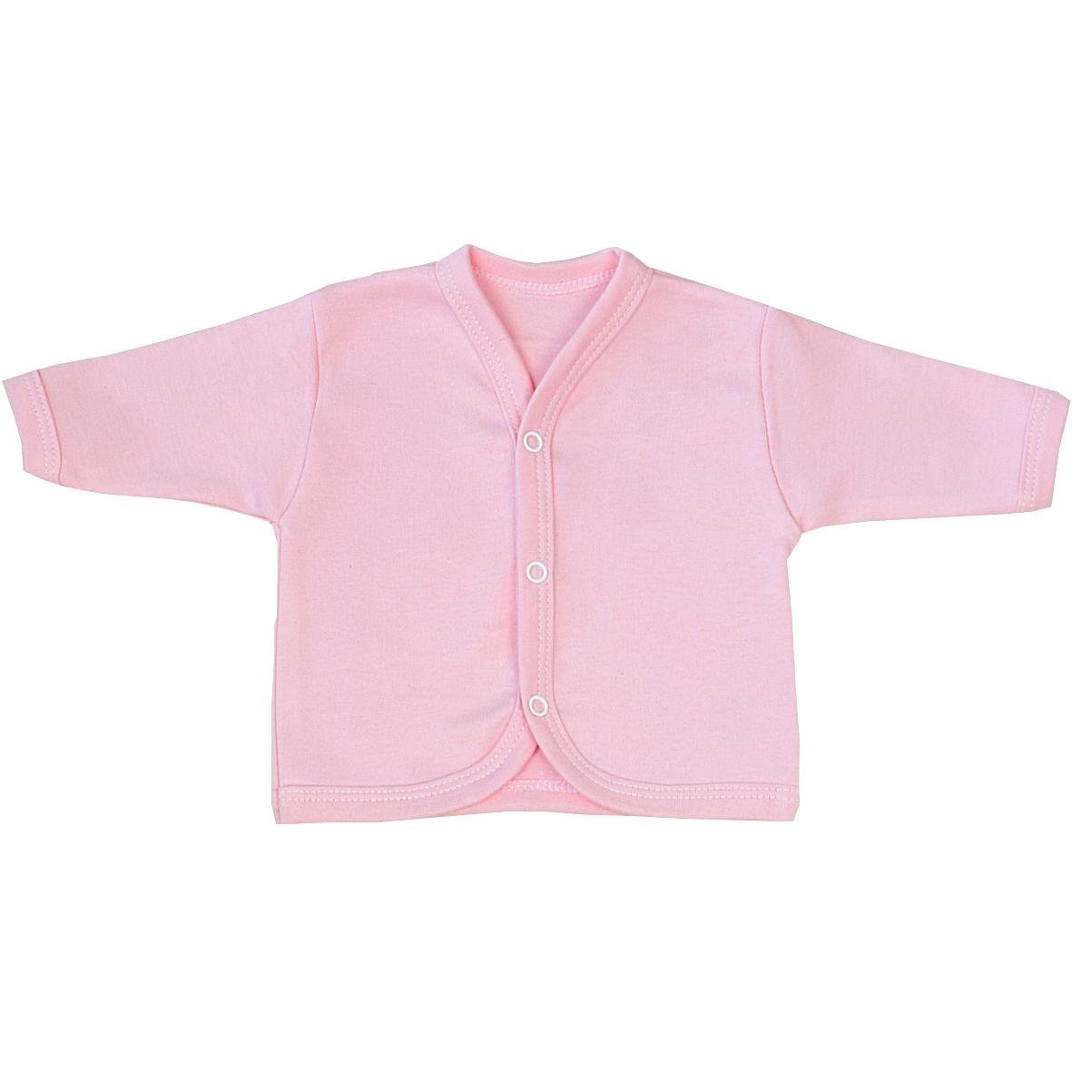 BabyPrem Baby Cardigan Jacket V-Neck Long Sleeve Cotton Clothes Premature - 6 Months Pink Newborn