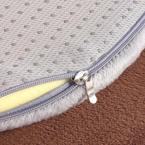 Coussin pour tabouret rond rigide : mousse mémoire de forme antidérapante - 6