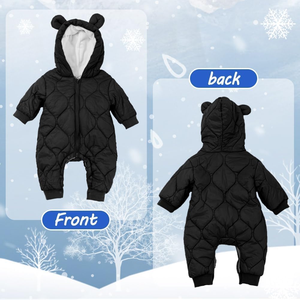 Baby Boy Snowsuit Newborn Winter Jumpsuit Romper Coat Clothes Outwear Onepiece Hoodies Toddler - Image 7