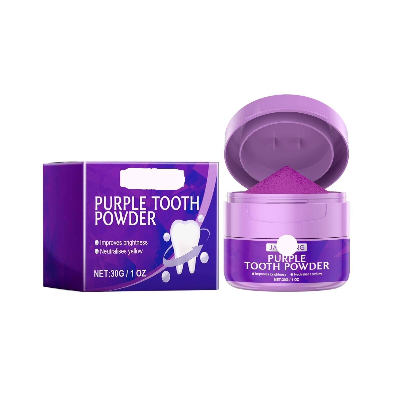 Poudre de blanchiment des dents antitache et soin des gencives pour haleine fraîche 3PCS