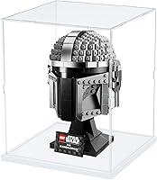 Vista 16 de Choowin Vitrina de acrílico para casco de Lego Star Wars para casco de Lego Capitán Rex, vitrinas de acrílico transparente grueso