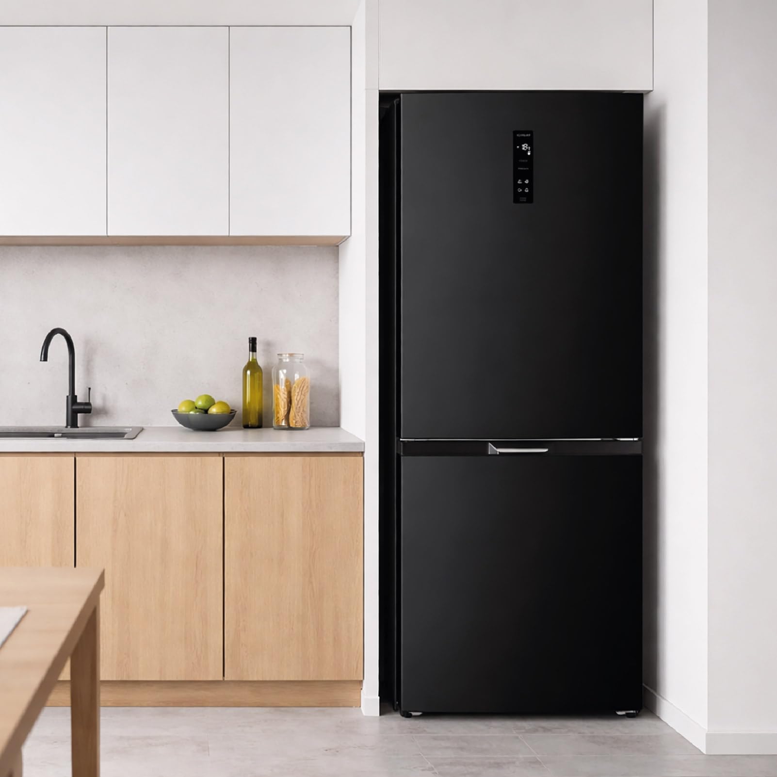 Corberó - Frigorífico Combi | CCH185406NFN | No Frost | 400 L | 186,5 cm | No Frost | Función Eco | Función Vacaciones | Display en la puerta | Negro — view 6