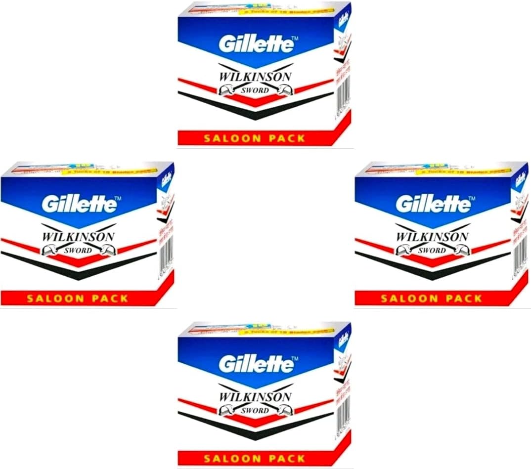 Double Edge Shaving Blades (50 In 1)- (Pack Of 4) Saloon Pack by Rmr JaiHind