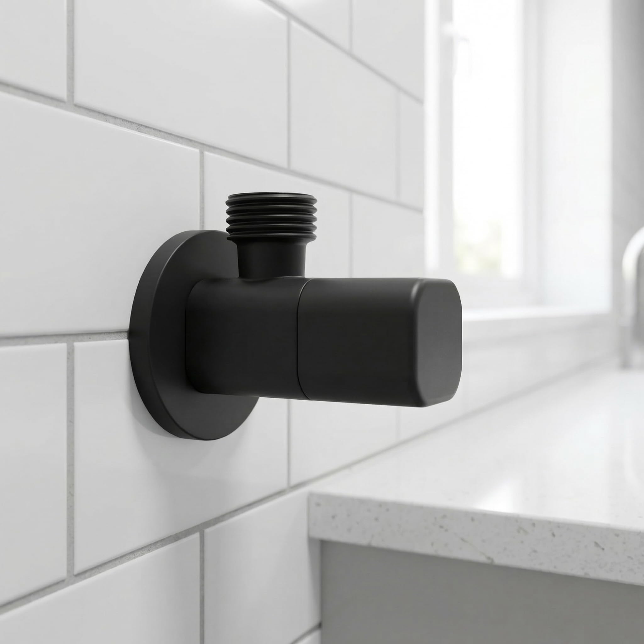InArt Brass Angle Valve - Leakproof Water Control -13