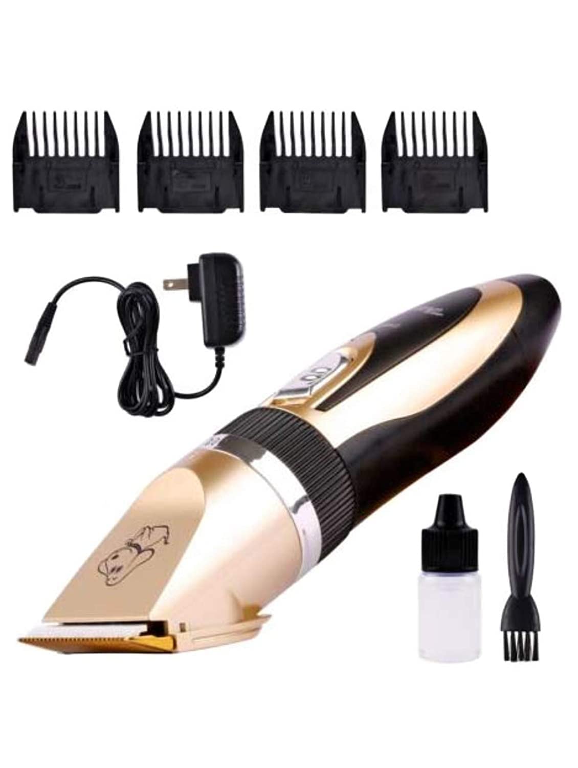 Dereliable Professional Automatic Rechargeable Pet Battery Powered Hair Trimmer For Dogs And Cats