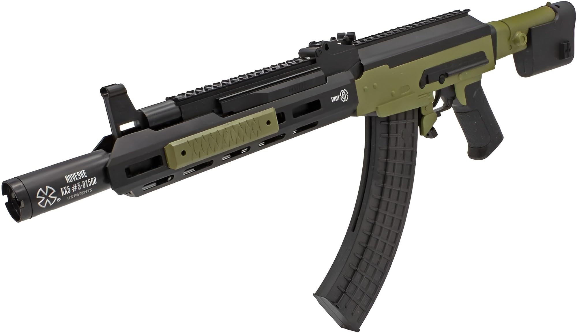 B.W. Softair Gewehr - Troy NOVESKE KX5 - mit großem Magazin - Sturm Airgun Gun A138