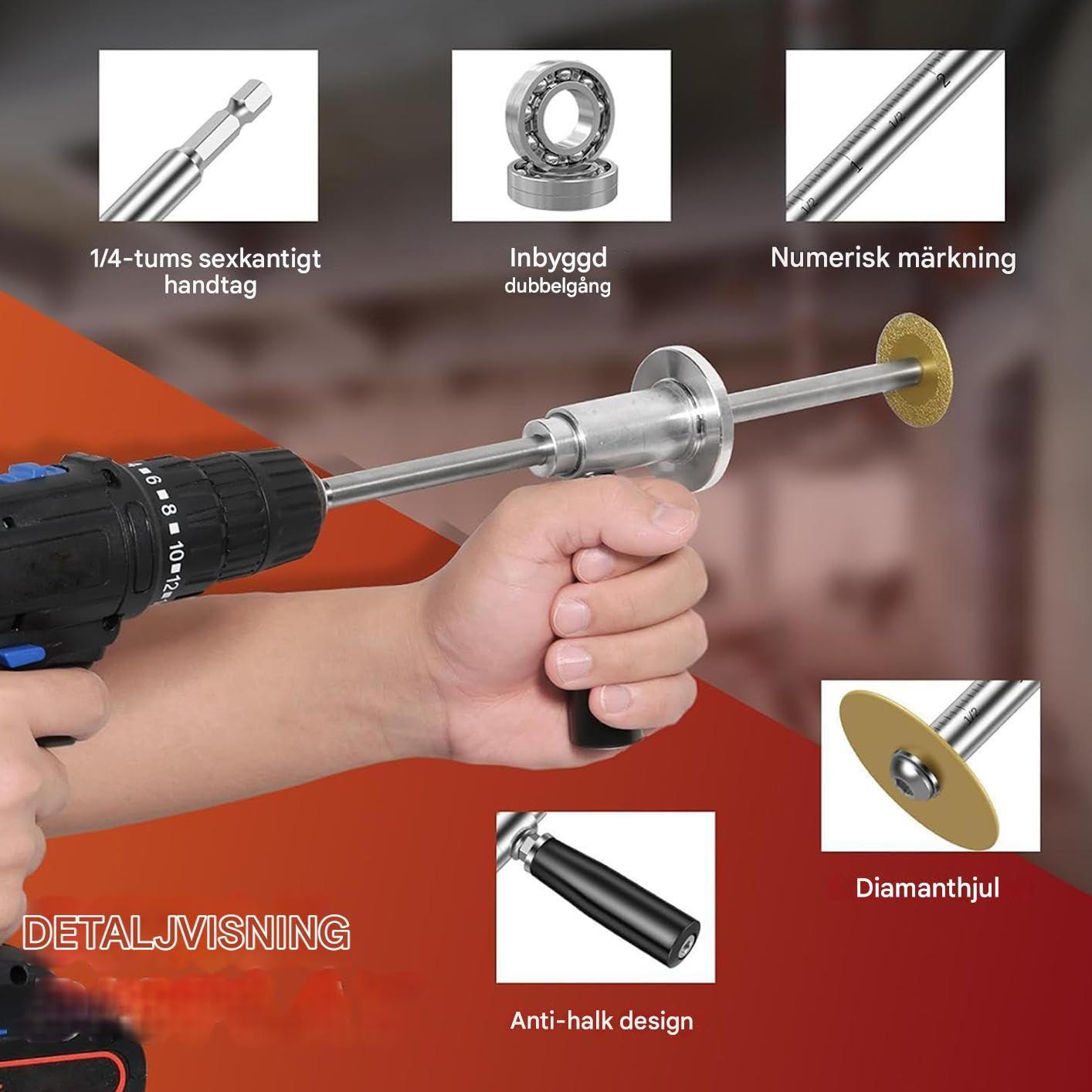 Cortatubos Interior para PVC Herramienta De Corte Para Tuberías | Accesorio De Corte Interno Con Profundidad Ajustable Para Industrial Automoción Construcción Riego