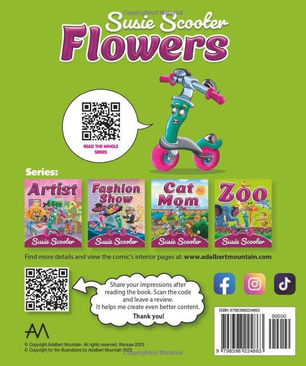 Miniatura 2 de Scooter Susie Flowers Exploring Nature's Wonders and Unleashing Creativity A series of amazing adventures of the scooter Susie. Your kids will ...