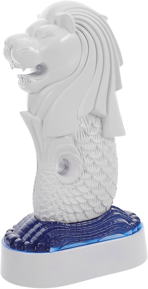 Amazon.co.jp: Garneck マーライオンの置物 建築模型 シンガポールの