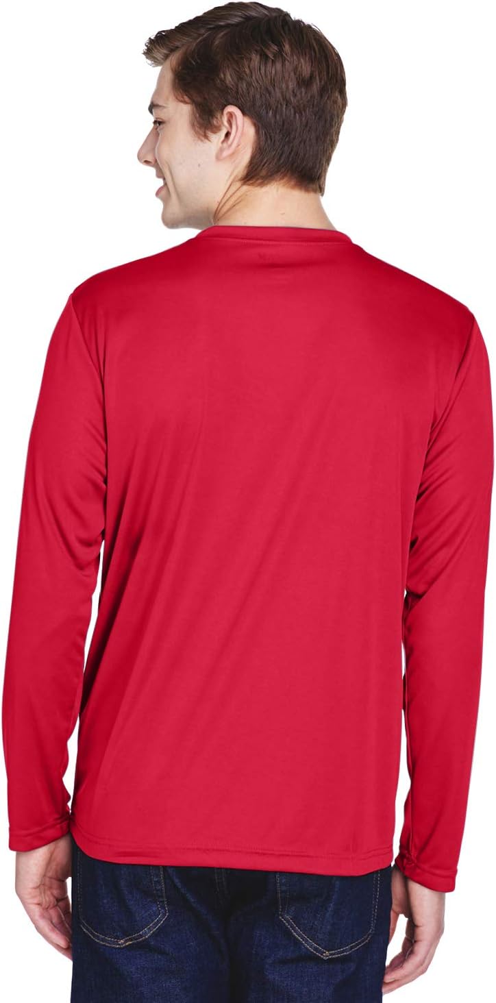Team 365 Men's Zone Performance Long-Sleeve T-Shirt 3XL SPORT RED - Image 4