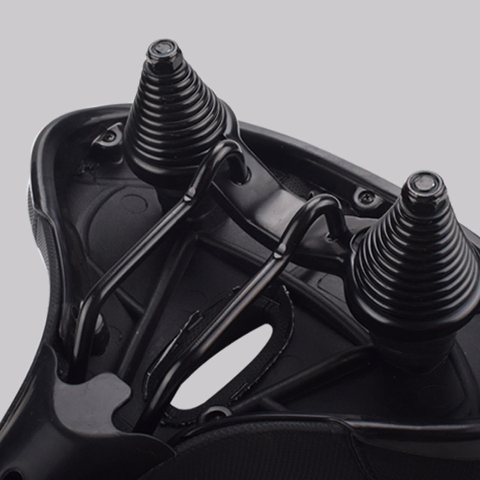 Gepolsterter Fahrradsattel aus hochdichtem Schaumstoff – Komfortables Kissen für alle Radtouren. Atmungsaktiv und druckentlastend. Dieser, Schwarzes Gel, 26 x 26 cm