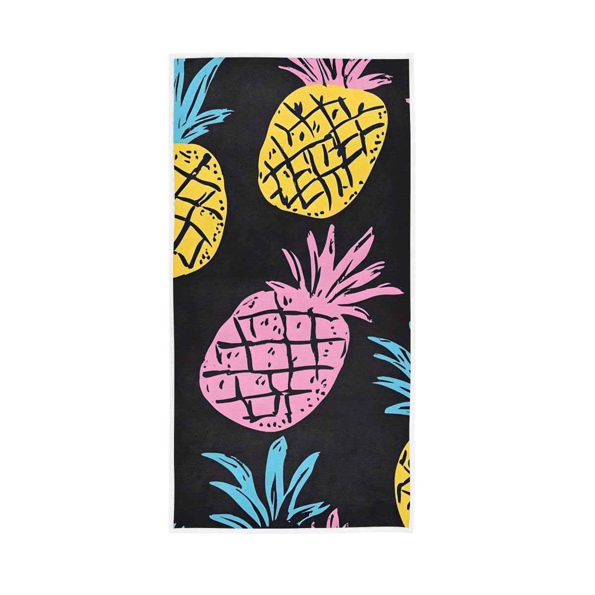 LSRCPD Pine on Dark Hand Towels, Multipurpose Cotton Hand Towels for Hand, Face, Hair, Bath 15 x 30 Inches
