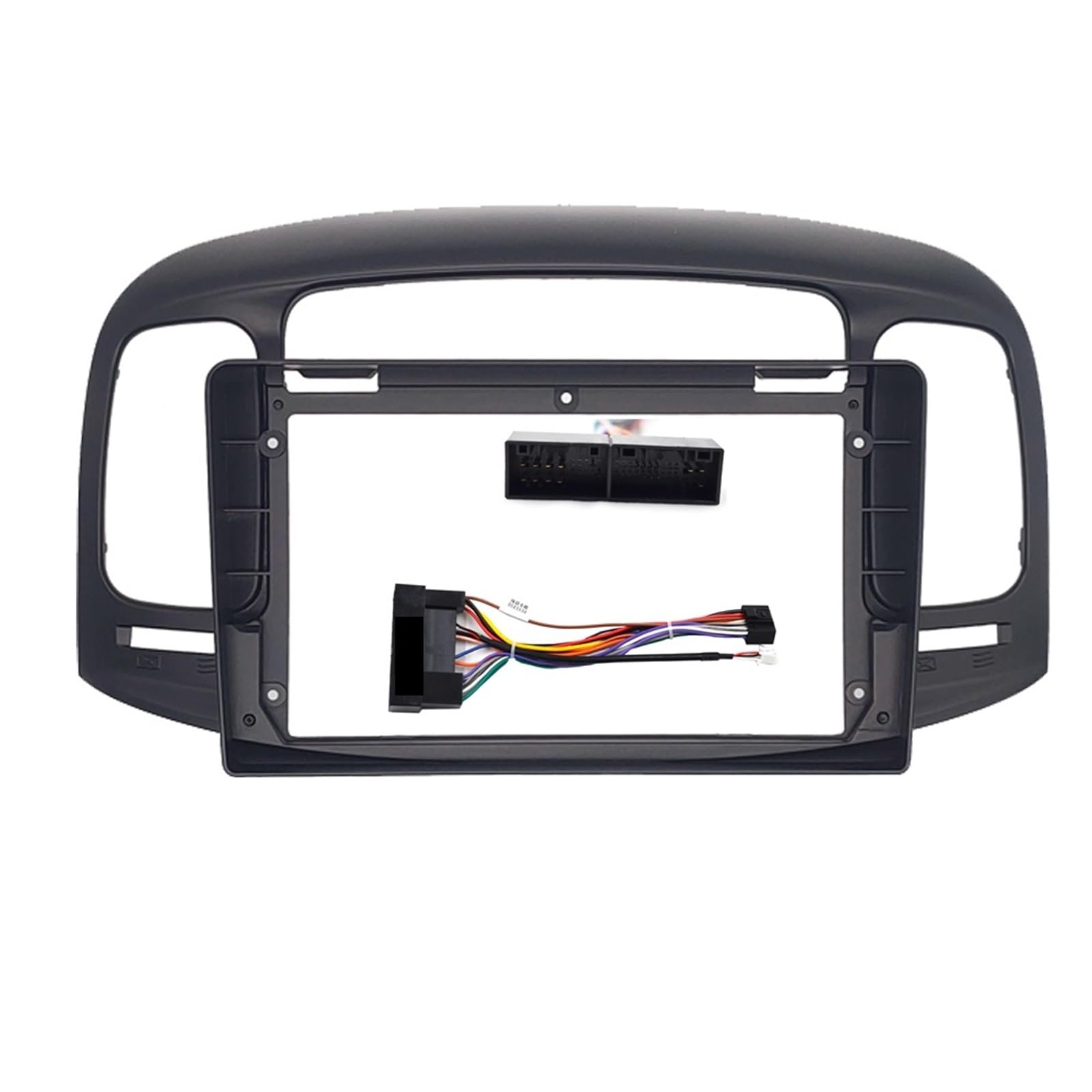 zaślepki radia Pasuje do HYUNDAI Accent 09-12 ramka stereo Adapter płyty montażowej zestaw przycinania ramek 2 Din wykończeniowa radia samochodowego(B)