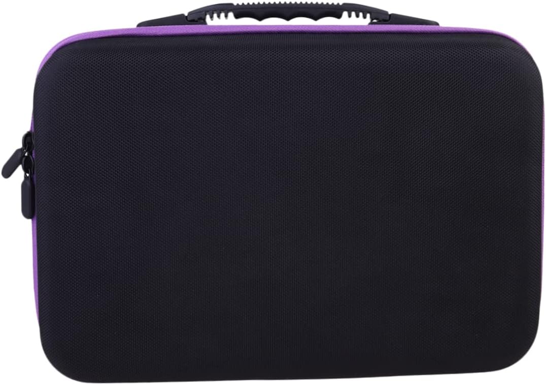 VICASKY Portable 60 Grid Essential Oil Storage Bag for 10ml Bottles Travel Organizer Detachable Design for Aromatherapy Enthusiasts for Home and On-the-Go