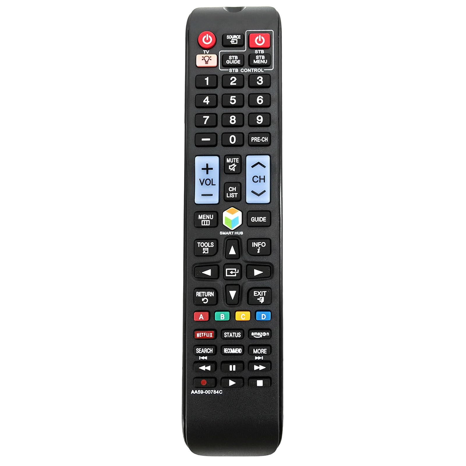 AA59-00784C AA5900784C Replaced Remote fit for Samsung LCD LED 3D Smart TV UN32F5500 UN32F5500AF UN32F5500AFXZA UN32F6300 UN32F6300AF UN32F6300AFXZA UN40F5500 AA59-00784A AA59-0784B BN59-01043A
