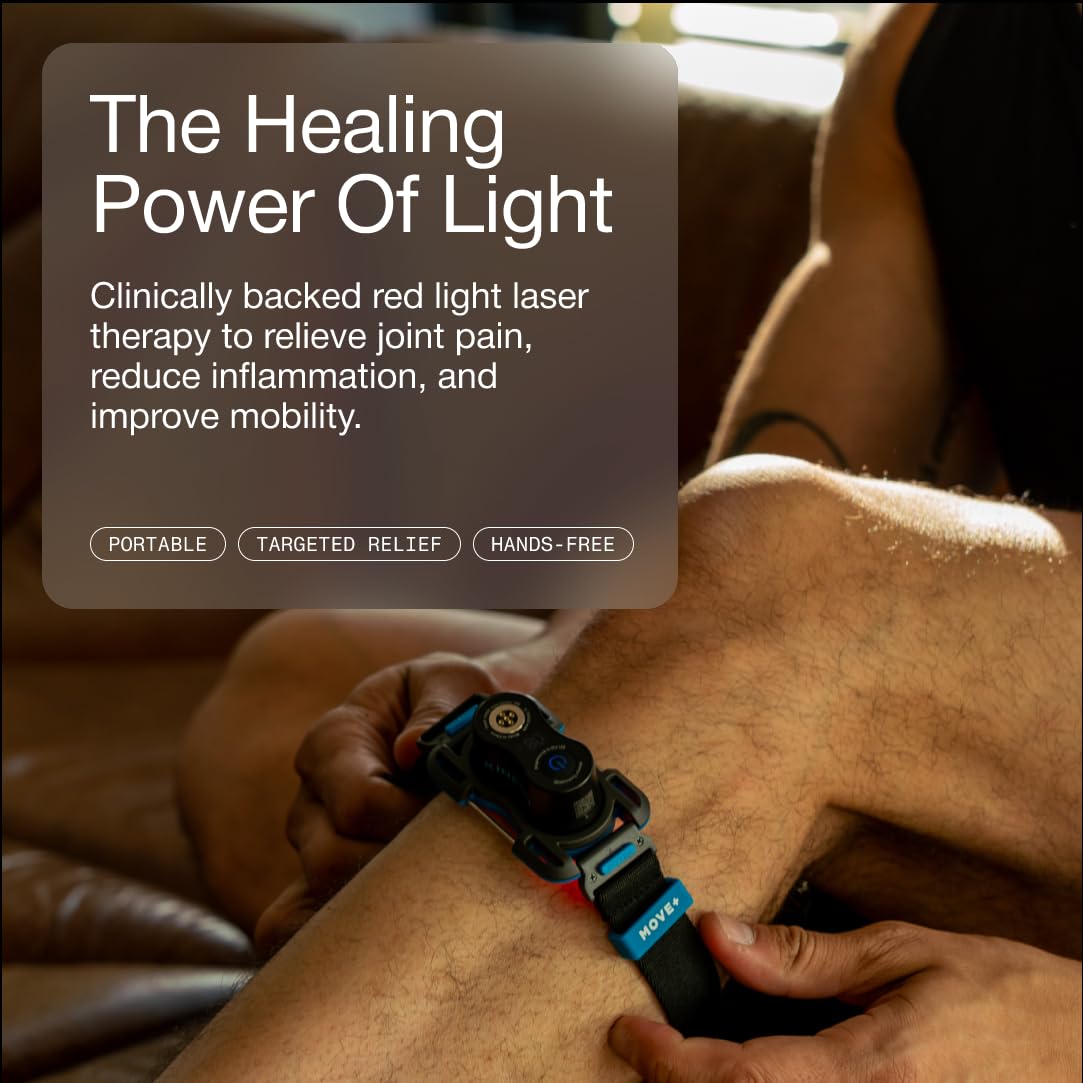 Kineon Move+ Red Light Therapy Wrap – LED Light Therapy for Targeted Muscle Recovery, Inflammation, Joint Health & Mobility - Portable & Hands-Free Infrared Light Therapy for Body — Amazon image 2