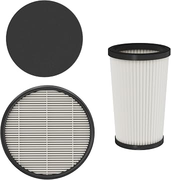 BUTY BULU HEPA Filters Set For W15 Cordless Vacuum Clenaer, Comprising A Sponge, A Front HEPA Filter and A Rear HEPA Filter