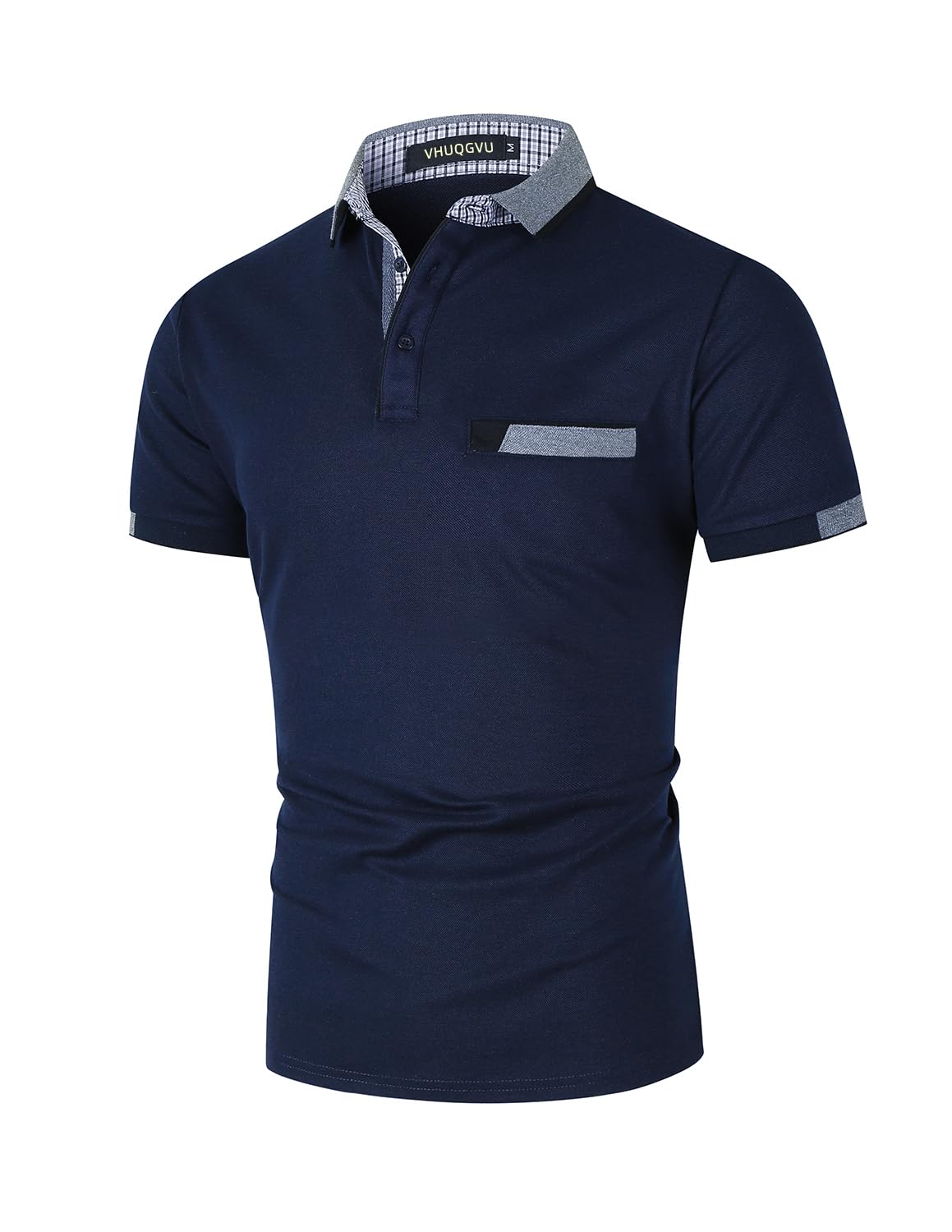 VHUQGVU Polo Uomo Manica Corta Slim-Fit Polo Golf da Uomo con Colletto Poloshirt Casual a Manica Corta T Shirts