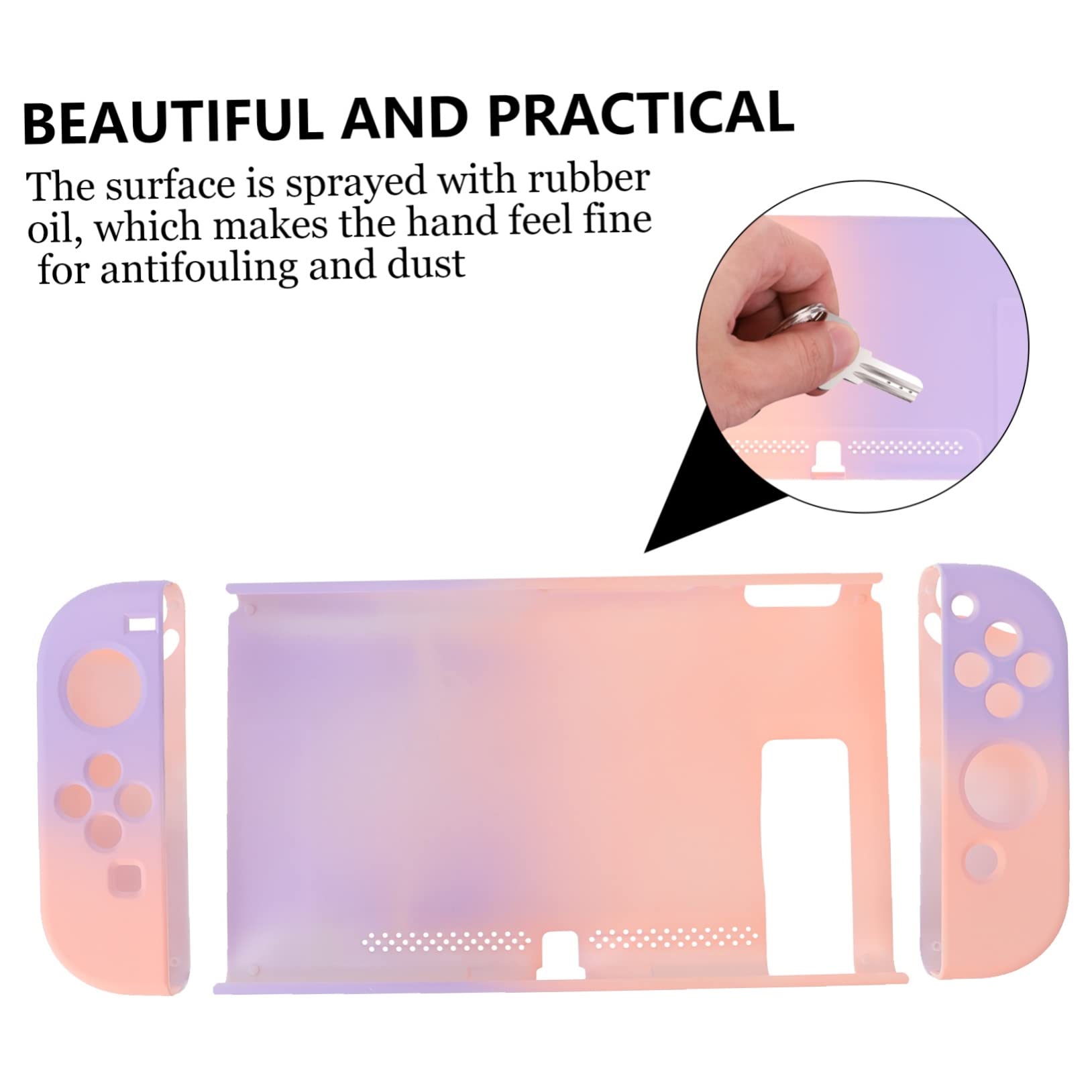 OSALADI 3piezas Carcasa Protectora Antigolpes Para Diseño Matte y Portátil Compatible Protección Efectiva y Cómodo Degradado