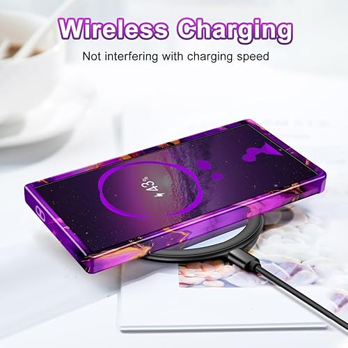 Vista 29 de Funda para Samsung Galaxy S24 Plus de 6.7 pulgadas, protector completo de lente de cámara 3 en 1 resistente cuerpo completo a prueba de golpes PC