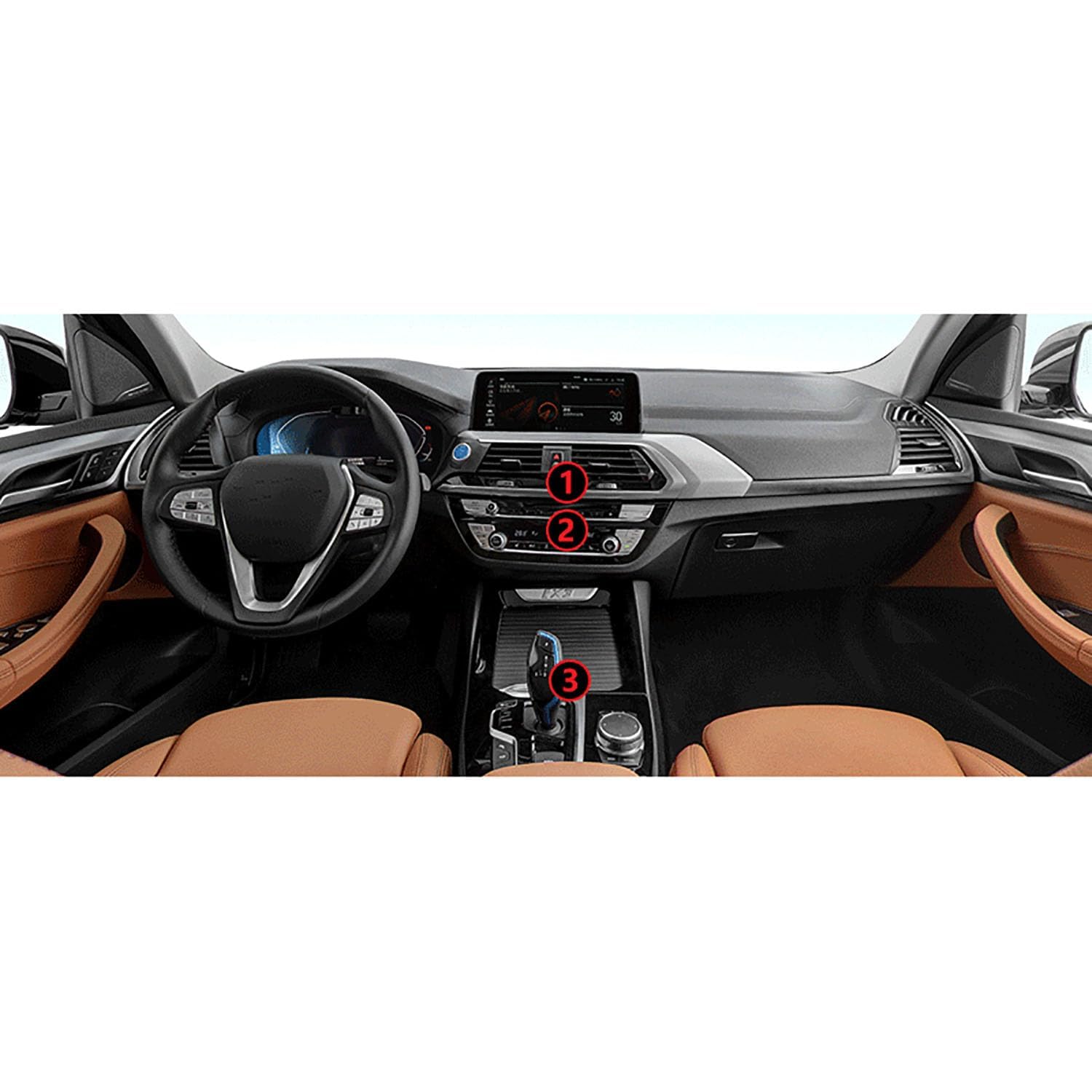 Film de protection TPU premium pour intérieur de BMW X4 G02