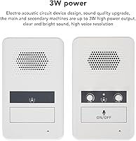 Vista 4 de Sistema de intercomunicación para el hogar de dos vías de largo alcance Intercomunicador de ventana con altavoz ajustable 656 pies Rango extendido