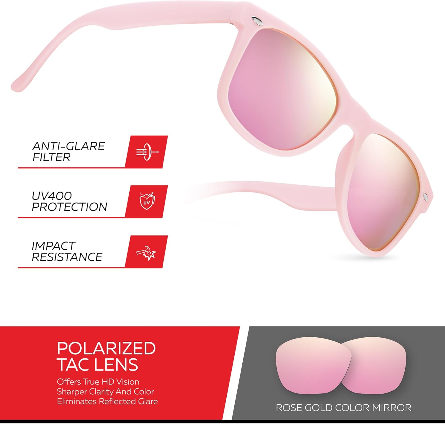 Retro Rewind Polarized Sunglasses for Men and Women - UV Protection Classic Sun Glasses - Image 3