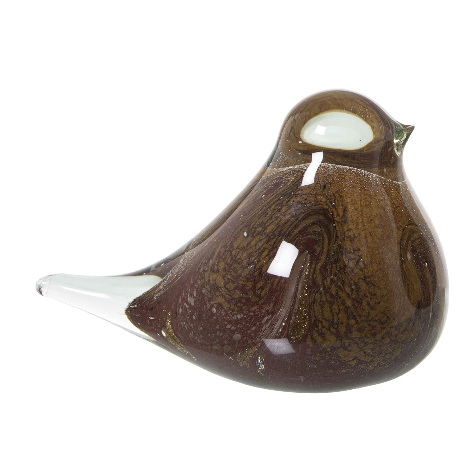 Figurine oiseau en cristal de sable 12cm une sculpture raffinée aux finitions premium