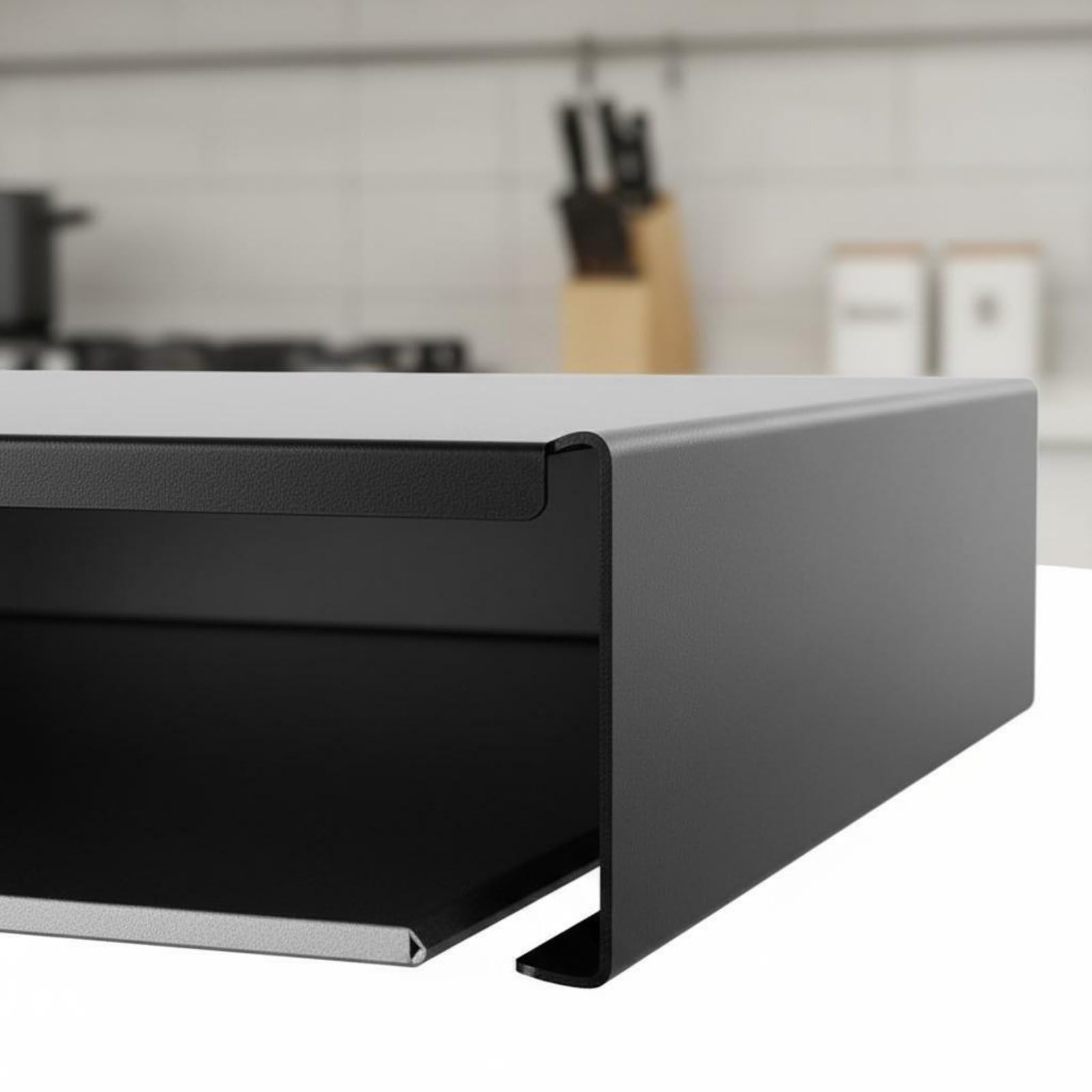 Rejilla para Cocina Organizador Soporte Estante Cubierta Protectora Superficie Inoxidable Impermeable Fácil de Limpiar Adecuada para Apartamentos, 40-48-9-1-0