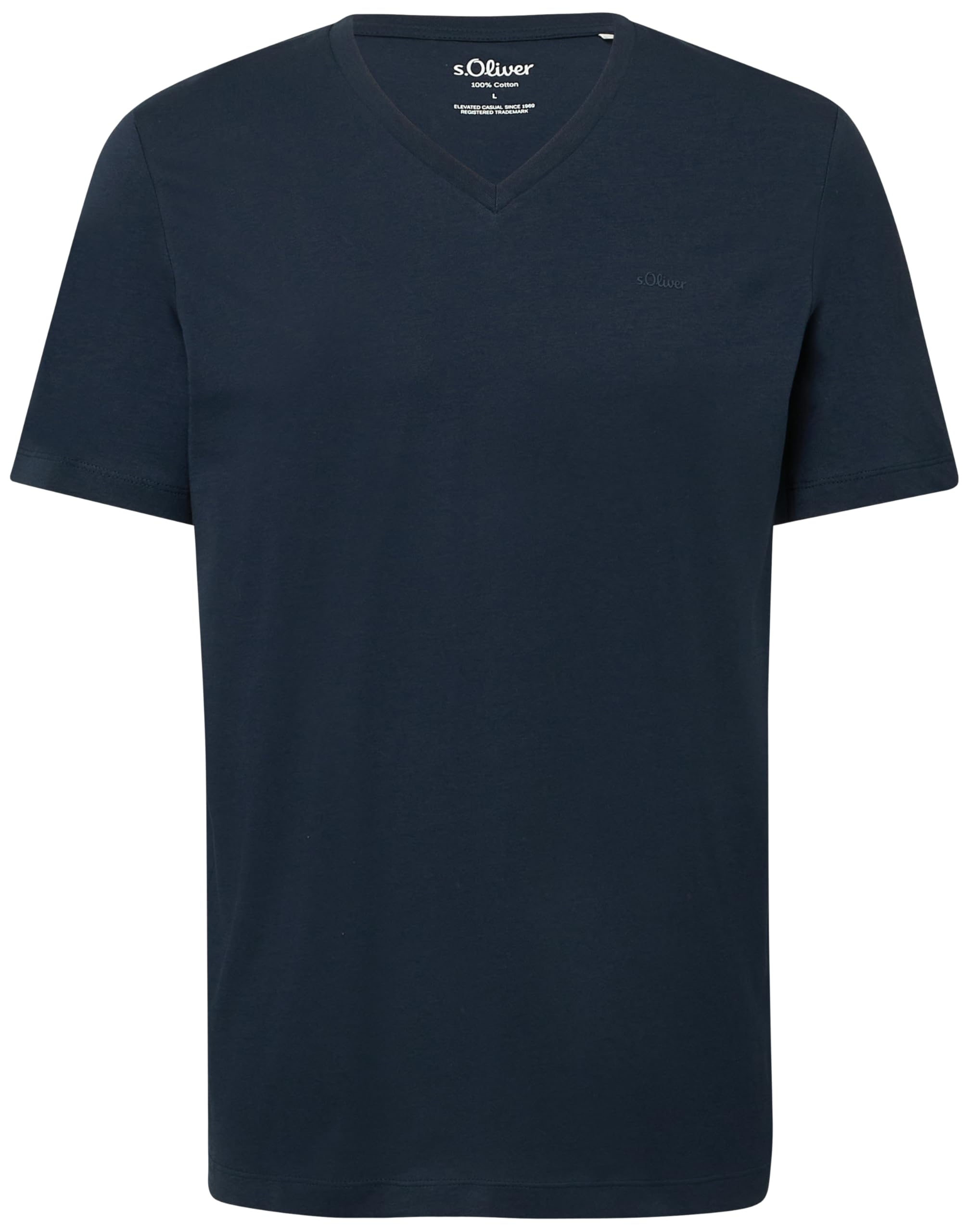 S.oliver Men's 5978 V-Neck T-Shirt, M