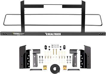 RealTruck BACKRACK Hardware Kit for use w/Wide-Top Tonneau, Black, No Drill | 50327 | Fits 2015-2023 Toyota Tacoma; 2005-2015 Toyota Tacoma w/Utility Track System
