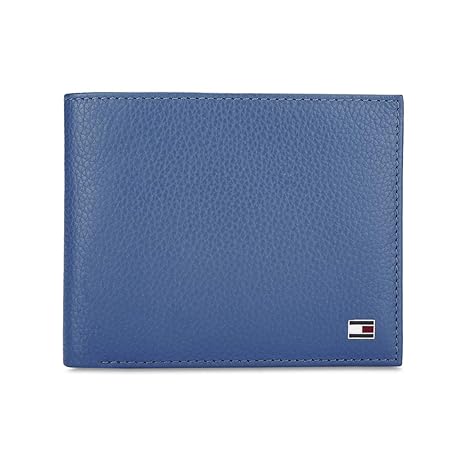 Tommy Hilfiger Leather Bright Cobalt Men's Wallet (TH/BECKEN20), Blue