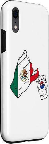 Miniatura 3 de iPhone XR Parent and child Mexico and South Korea family Case