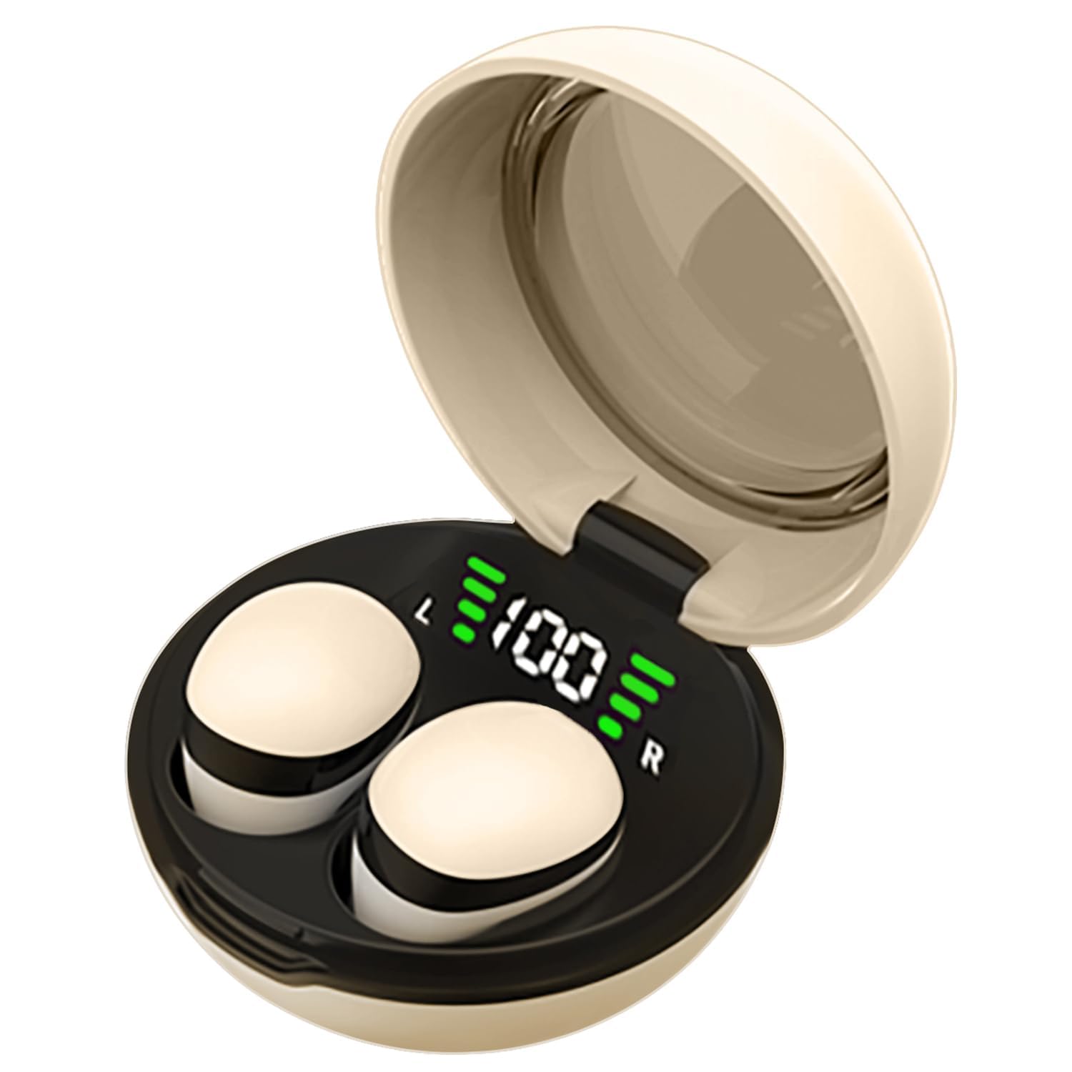 KASTWAVE Invisible Sleep Headphones, Ultra-Compact Bluetooth 5.3 Sleep Earbuds, Noise-Cancelling Mini Earphones for Small Ears, Ideal for Men and Women, Wireless & Tiny for Comfortable Sleep Work