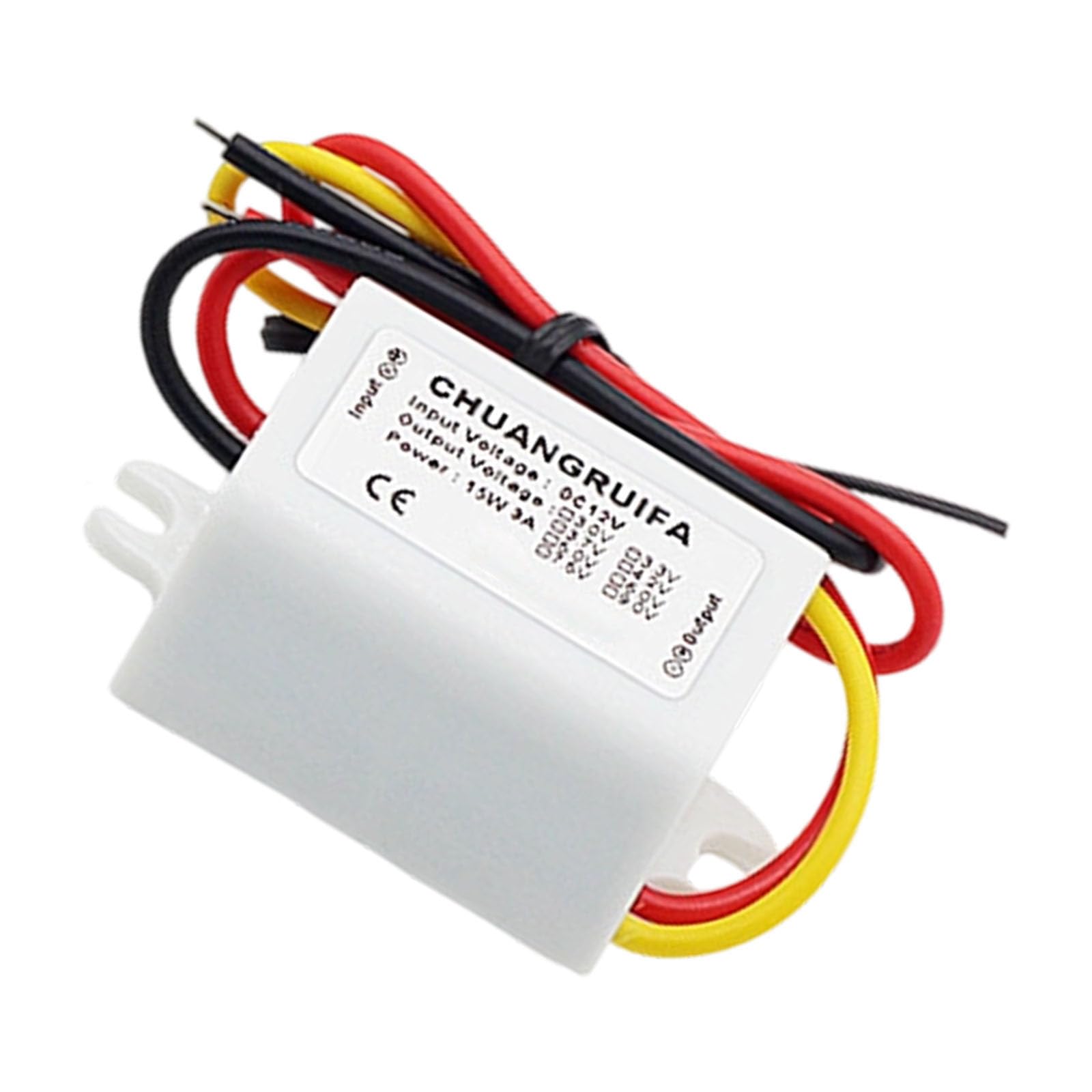 15W Converter 12V to 5V 3A Power Regulator Space Saving Module for Car Devices Home Automation Systems