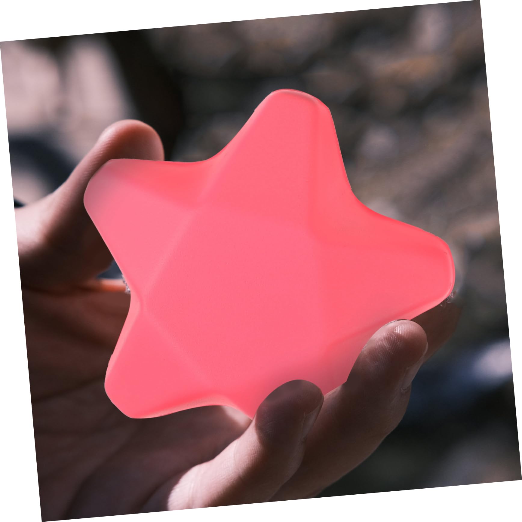 Outanaya 4Pcs Stress Ball for Hand Therapy Star Shaped Finger Exercise Balls Durable PU Material Compact Portable Hand Strengthener for Rehabilitation