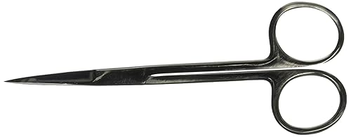 Grafco 2653 Iris tijeras, curvado, 4  12" de longitud