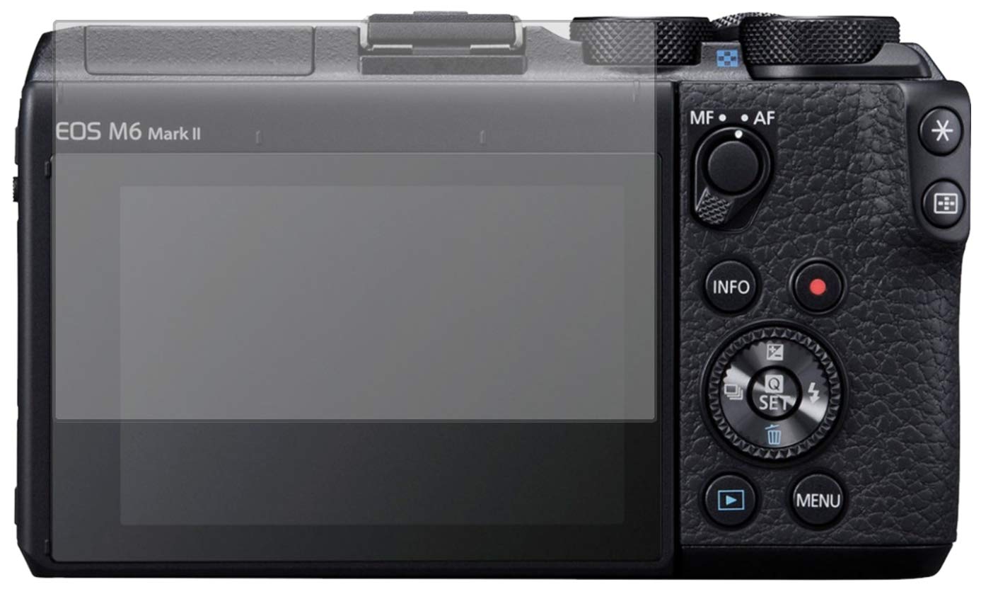 Dipos 6x Displayschutzfolie Für Canon EOS M5 + EF-M – Klar, Kratzfest (4H), Blasenfrei