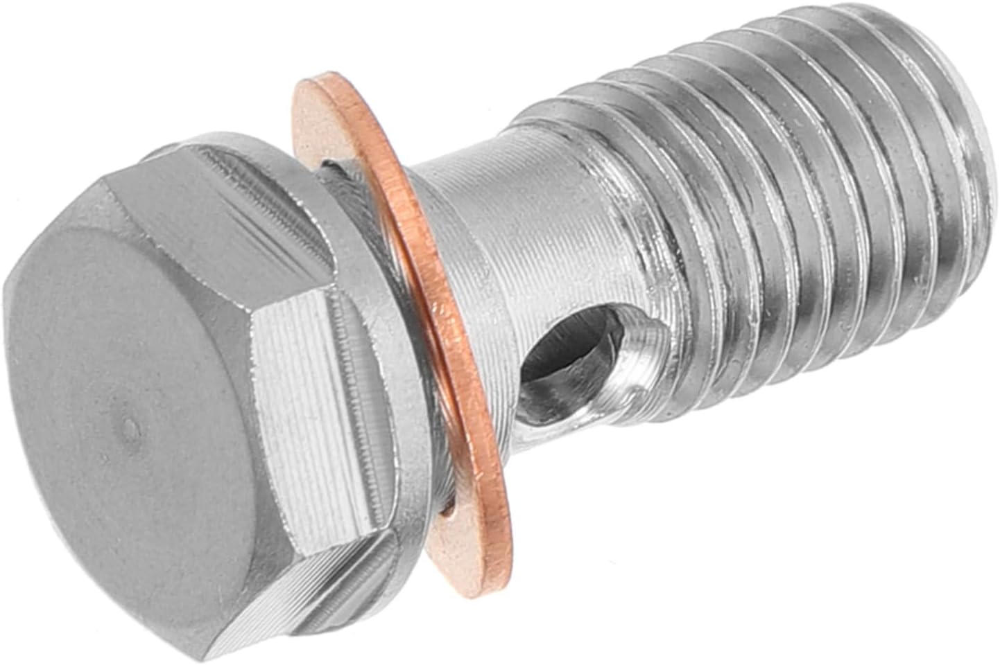 Mikinona 2pcs Brake Caliper Bolt Stainless Steel Screw for Disc Brake Installation Lightweight Hollow Design Easy to Install Car Supply Automotive