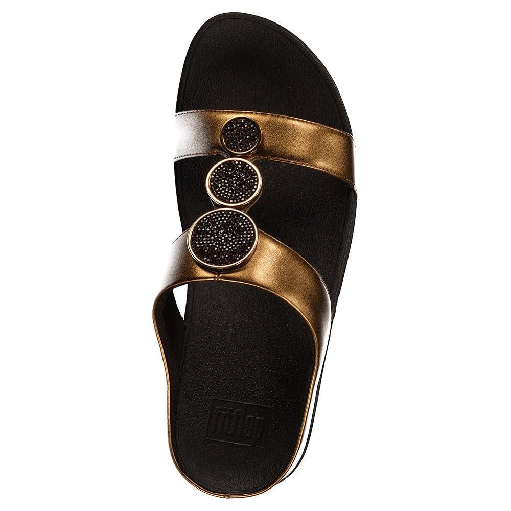 FITFLOP Halo Bead Circle Metallic Sandalias