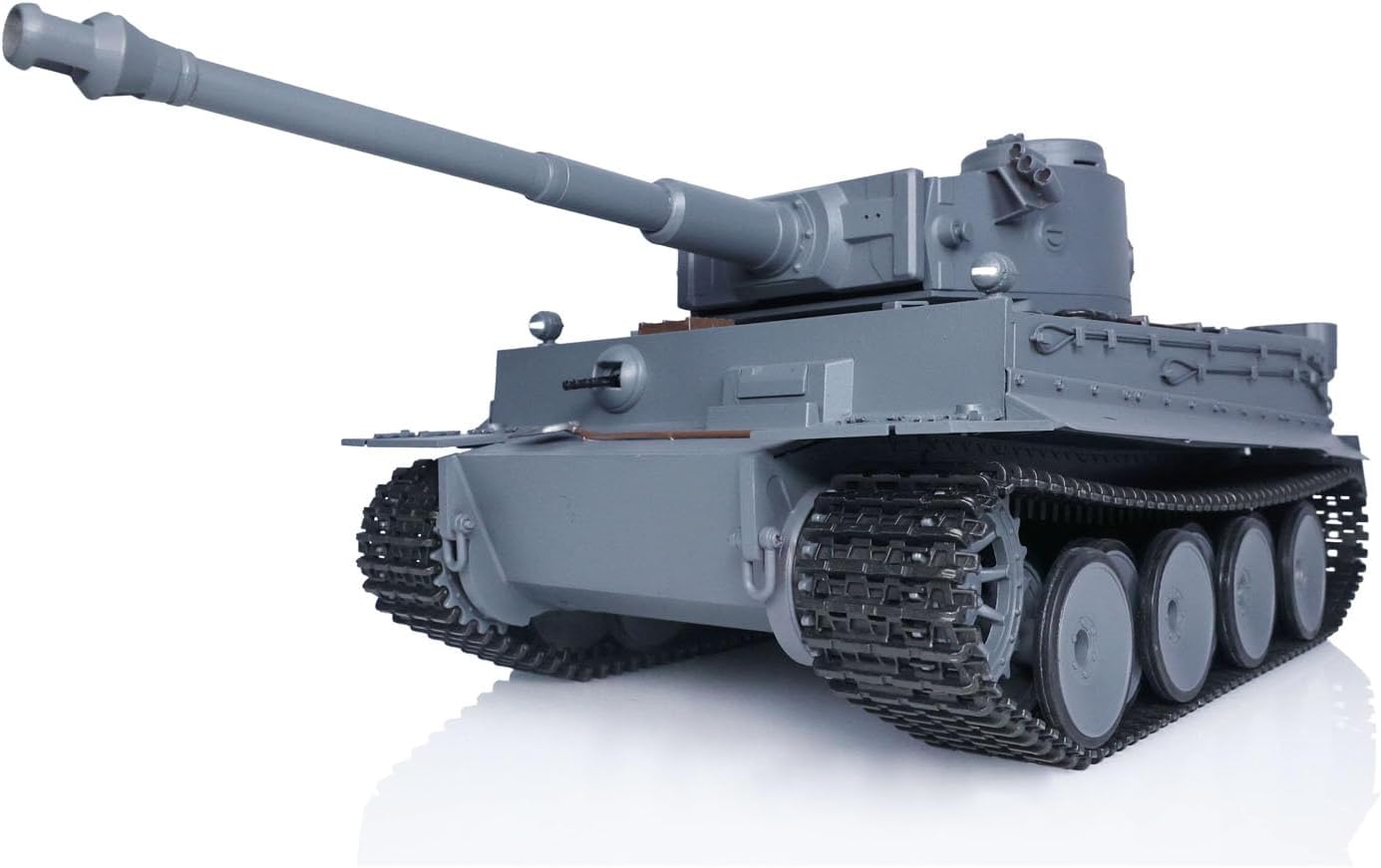 TOUCAN RC HOBBY 1/16 Mato Metal Gray German Tiger I BB Shooting RTR RC Tank 1220 for Ages 14+