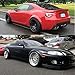 GTP 4X JDM Universal Fender Flares Wide Body Kit 2 inch (50mm) 3 inch (75mm) Over Wheel Arch Extension Set Front & Rear