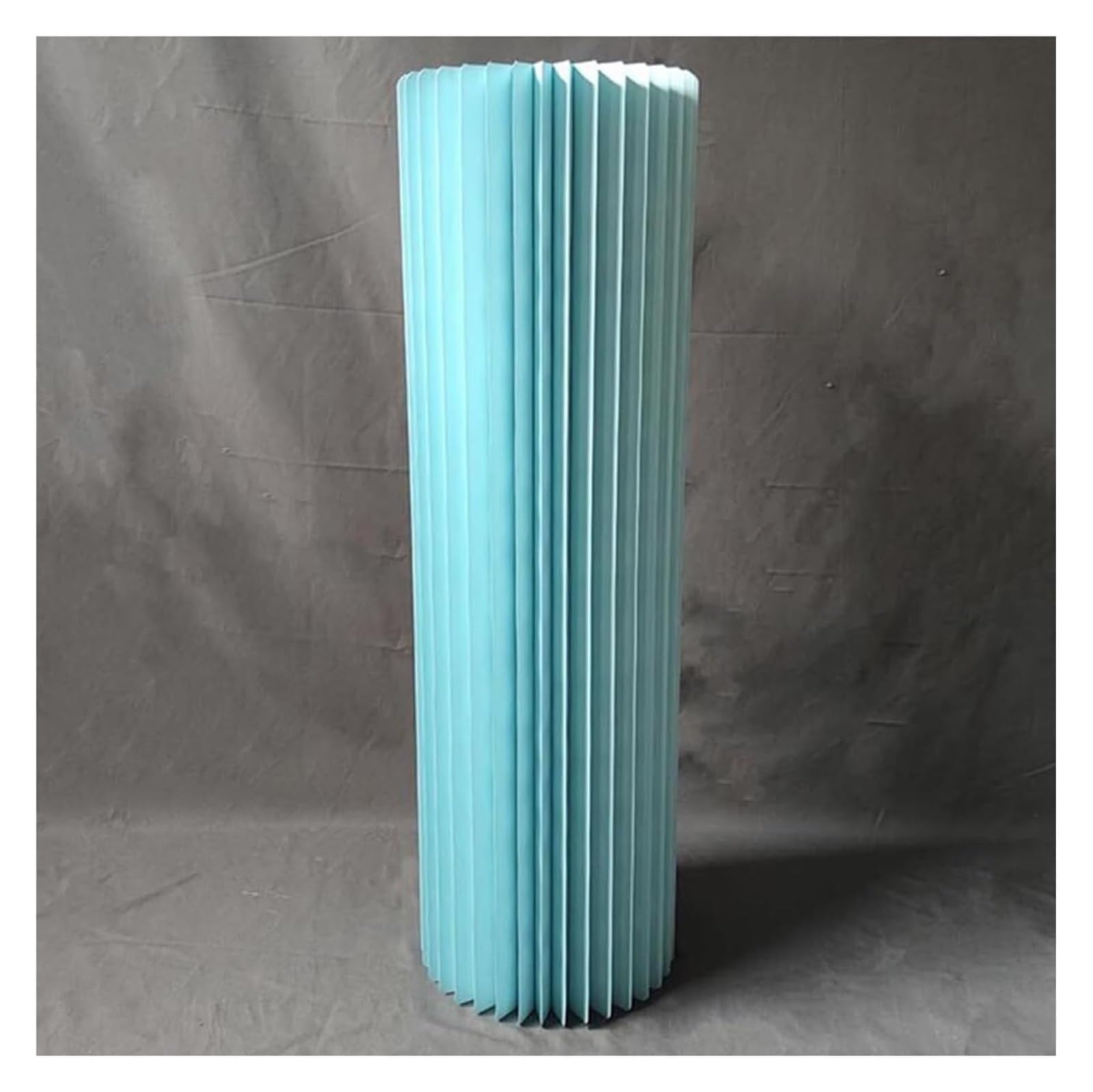 YKMYXZ plinth， Foldable Paper Columns Display Pedestals Stands, Pillar Cylinder Centerpiece With Acrylic Disc(Diameter 30cm,60cm)