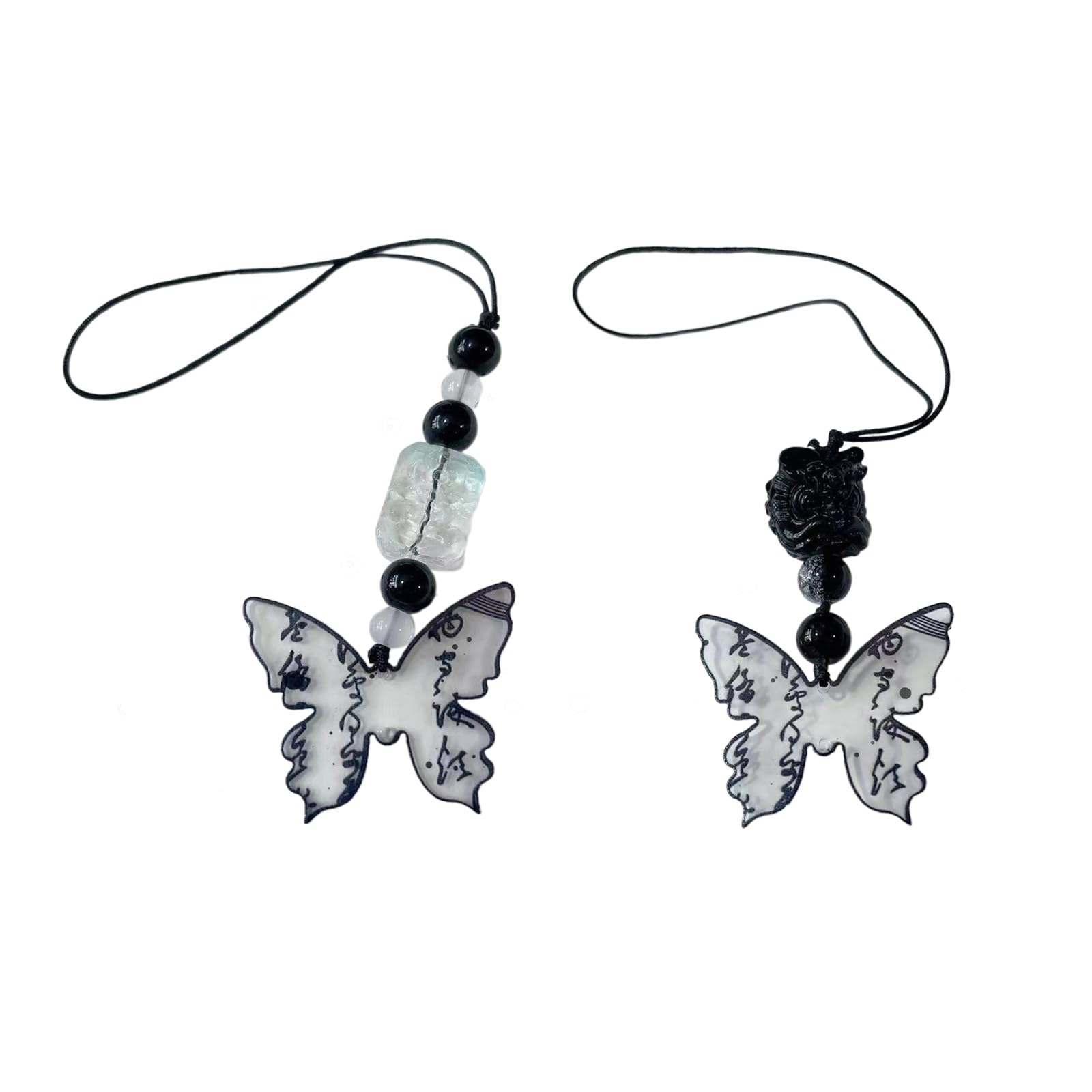 NEWFT Butterfly KeyChains Stylish Phone Charm Strap Pendant Accessory